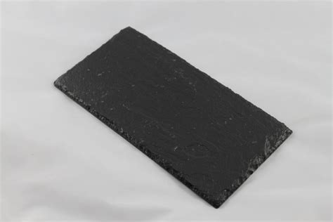 Set Of Four Double Black Slate Coasters