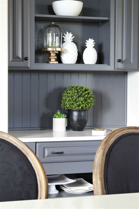 My Favorite Dark Gray Paint For Kitchen Cabinets - The House of Silver Lining