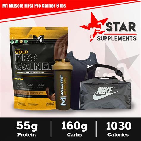 Jual M Muscle First Gold Pro Gainer Lbs Gr Susu Weight