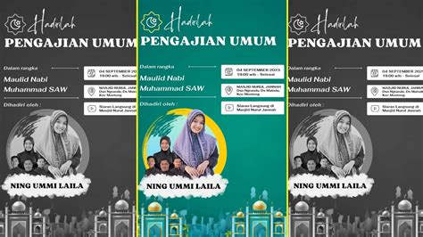 Live Streaming NING UMMI LAILA Masjid NURUL JANNAH Dsn Ngrandu