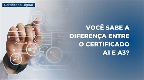 USO Certificado Digital Diferença entre certificados A1 e A3