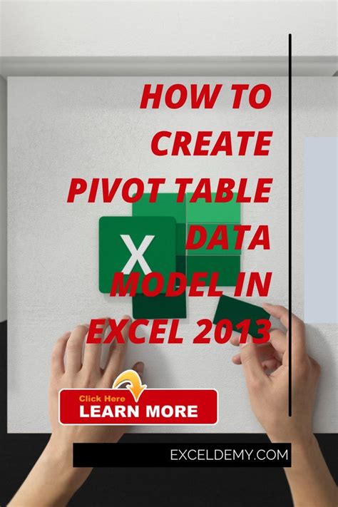 How To Create Pivot Table Data Model In Excel With Easy Steps Artofit