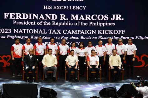 PIA President Ferdinand R Marcos Jr Leads The Kick Off Of The