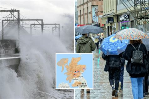 Scotland weather: Flood warnings as country set to be lashed with up to 8in of rain and battered ...