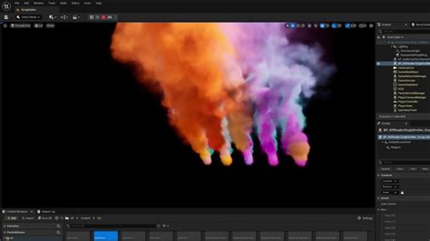 Ue Preview Niagara Fluid With Constantq Color Youtube