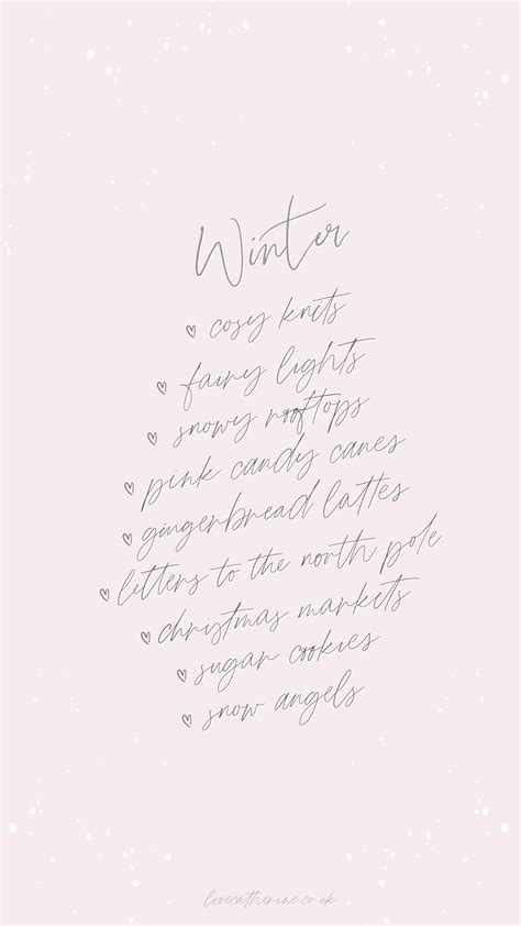 Free Cute And Girly Winter Phone Wallpapers For Christmas In 2020