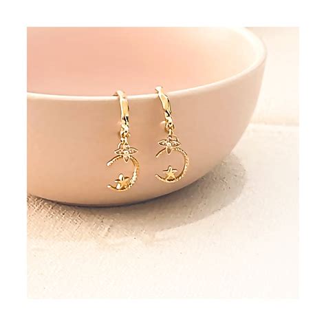 Boucles D Oreilles Pampilles Constellations Chorange Bijoux