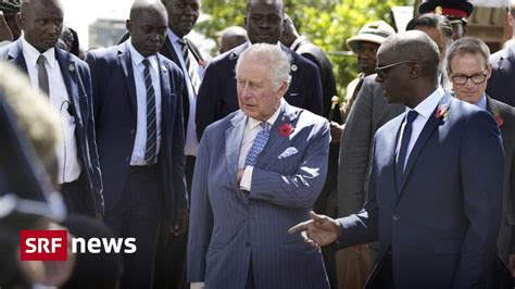 K Nig Charles Iii In Kenia Staatsbankett In Nairobi Ein