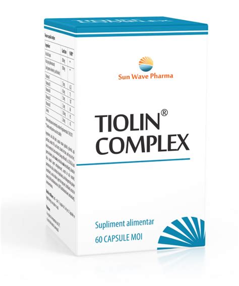 Tiolin Complex Capsule Sun Wave Pharma Farmacia Helena