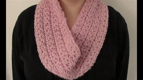 VERY EASY Chunky Crochet Star Stitch Cowl Scarf Snood Infinity