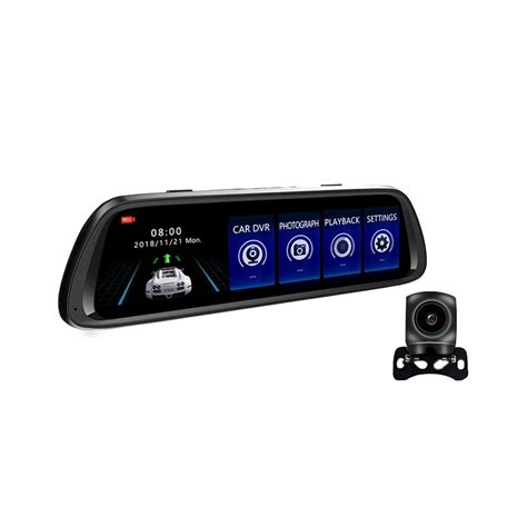 Camera Video Auto Oglinda Dvr Dubla Fullhd Techstar K Unghi