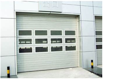 Color Steel Automatic Sectional Lifting Industrial Doors Hf