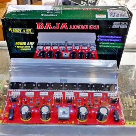 Jual Kit Power Amplifier Streo 1000W SANKEN II Stereo BAJA 1000ss PSU