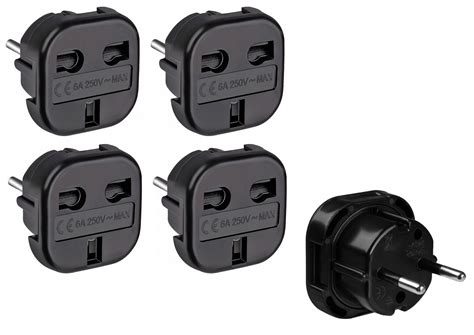 4 X ADAPTER GNIAZDKA WTYCZKI POLSKA EU ANGLIA UK Sklep Opinie