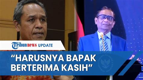 Mahfud MD Minta Denny Indrayana Diperiksa Benny K Harman Pak Mahfud