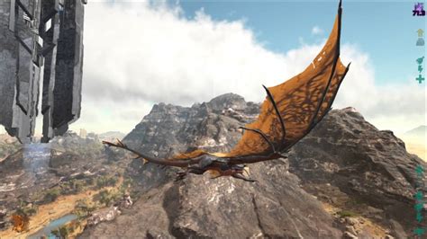 Ark Survival Evolved Scorched Earth Dlc Flying A Max Speed Dragon