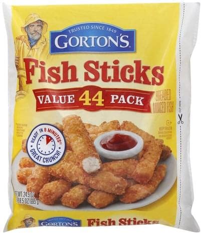 Gortons Value Pack Fish Sticks - 44 ea, Nutrition Information | Innit