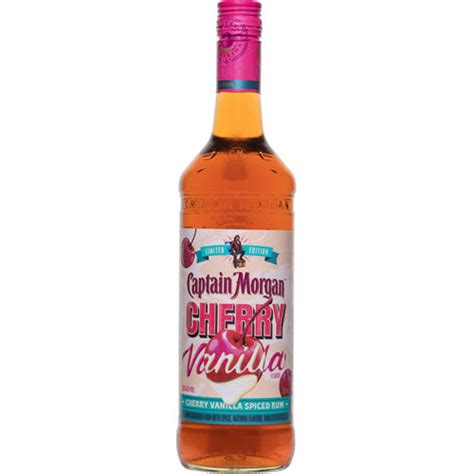 Captain Morgan Cherry Vanilla Rum 750ml — Atozbev