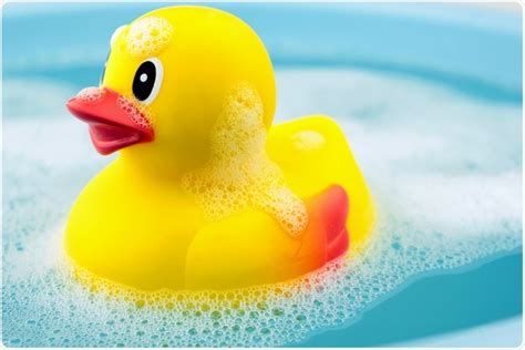 Rubber ducks can be full of nasty bugs at bath time