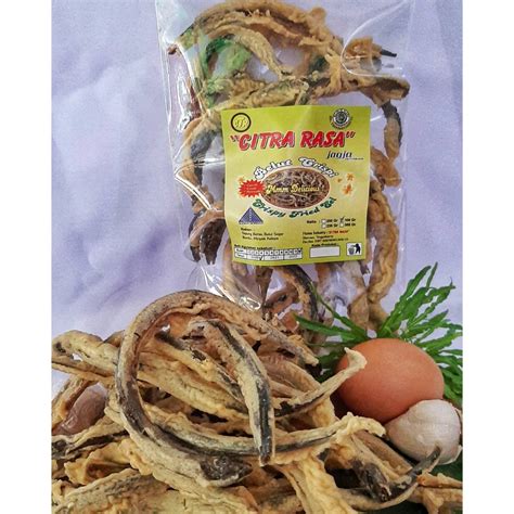 Jual Keripik Belut Oleh Oleh Jogja Cemilan Snack Gurih Renyah Tepung