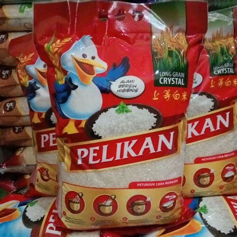 Jual Beras Merk Pelikan Kg Kg X Pc Shopee Indonesia