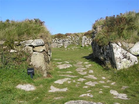 "Chysauster Celtic village, west Cornwall" by Hilary Hoad at ...