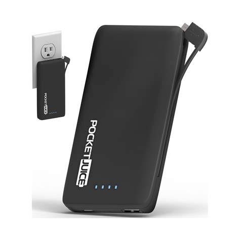 Pocket Juice Endurance Ac Mini Portable Charger 6000 Mah Power Bank With High Speed Usb Port