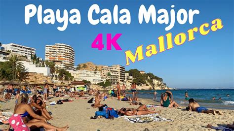 Beach Walk Playa Cala Major Mallorca August Youtube