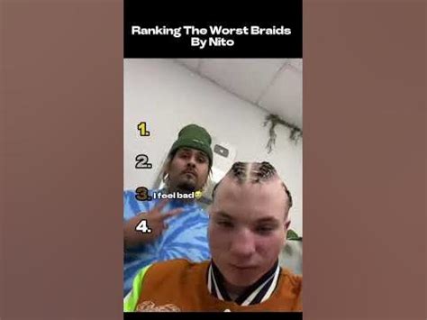Nito’s worst braids -1000 aura #funny #haircut #hair #duet #hairstyle # ...