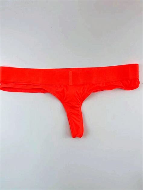 Men Solid Jockstrap Shein Usa