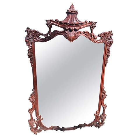Pair Of Pagoda Mirrors At 1stdibs