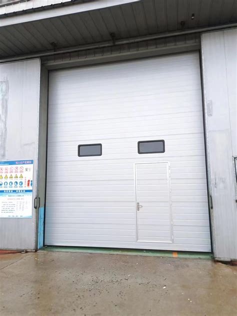 Auto Galvanized Steel Warehouse Industrial Sectional Automatic Safety