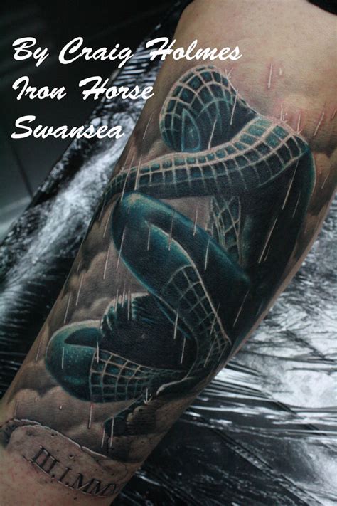 Spider Man Tattoo By Craig Holmes By Craigholmestattoo On Deviantart