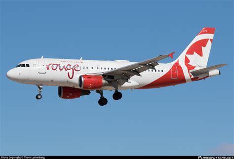 C Garj Air Canada Rouge Airbus A Photo By Thom Luttenberg Id