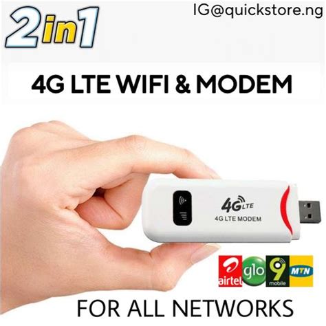 Zong Wifi Universal Usb 4g Lte Wifi Modem All Network Mifi Mtñ Airtel