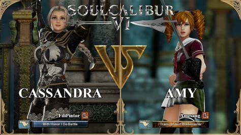 Soulcalibur Vi Filipintor Cassandra Vs Amesang Amy Xbox Series