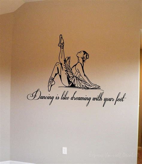 Dancing is like dreaming wall art decal | wall decal | wall art