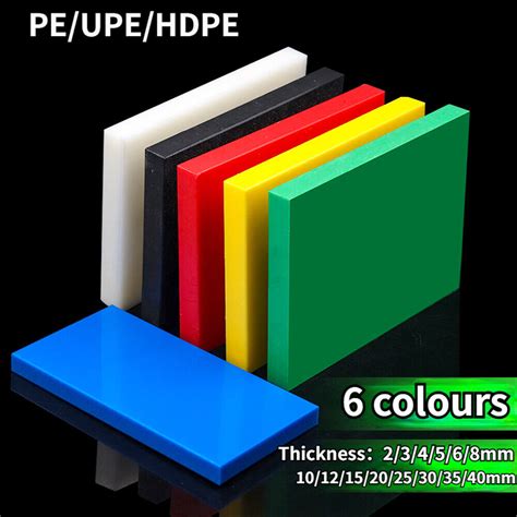 Colour Hdpe Sheet High Density Polyethylene Pehd Thermoplastic