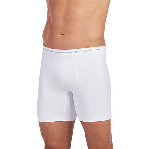 Jockey Jockey Mens 3 Pack Essential Fit Cotton Staycool Midway Boxer