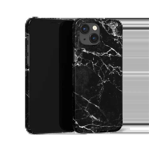 Black Marble Iphone 13 Case Iphone 13 Black Marble Case