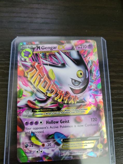 Mavin M Gengar Ex Xy Xy Black Star Promo Pokemon Card Rare Holo