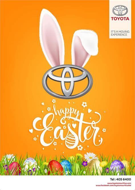 Toyota Mauritius Ltd Wishing You A Happy Easter Tel 405 6400 In