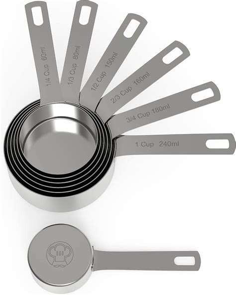 Cuisinart Non-Handled Stainless Steel Measuring Cups - Walmart.com