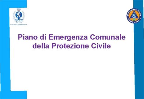 Piano Di Emergenza Comunale Della Protezione Civile Lo