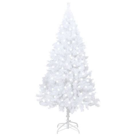 VidaXL Artificial Pre Lit Christmas Tree With Thick Branches White 47 2