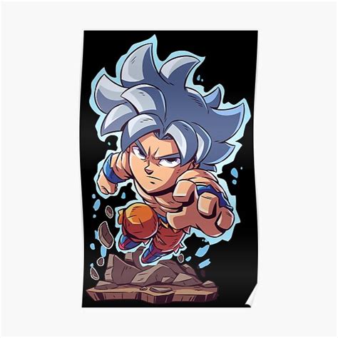 Goku Instinto Superior Poster By Sadbowl Redbubble