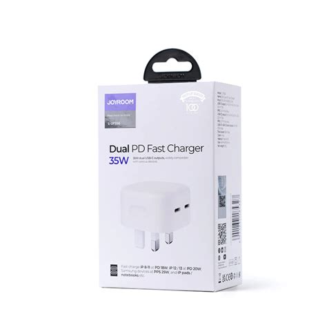 Joyroom L P W Mini Intelligent Dual Port Fast Pd Charger Finefix Kw