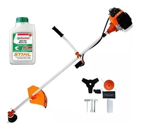 Roçadeira A Gasolina 63cc Óleo Stihl 2 Tempos 500ml 8017h Mercado Livre