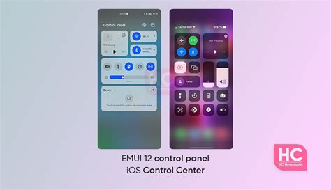 EMUI 12 Control Panel Is Inspired By IOS Control Center Huawei