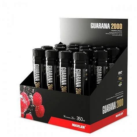 Энергетический напиток Гуарана Maxler Guarana 2000 Shots - 25 мл, 1 флакон